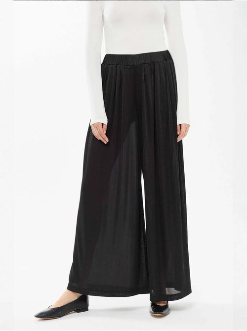 Pantaloni a gamba larga con elastico in vita - Kiabi Pantaloni a gamba larga con elastico in vita - Kiabi
