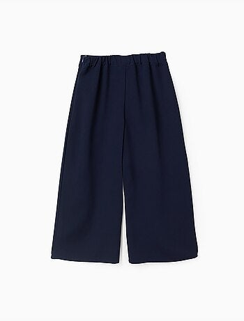 Pantaloni a gamba larga con pieghe frontali