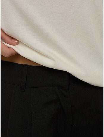 Pantaloni a gamba larga con pieghe hiccup