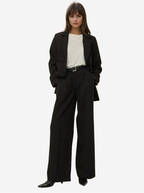 Pantaloni a gamba larga con pieghe hiccup - Kiabi