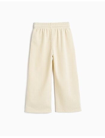 Pantaloni a gamba larga con rete, mo fashion
