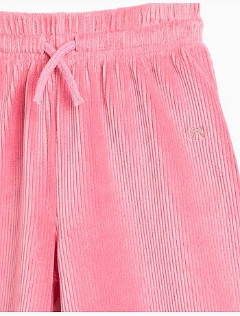Pantaloni a gamba larga con rete, mo fashion