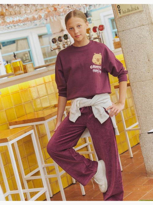 Pantaloni a gamba larga con rete, mo fashion - Kiabi Pantaloni a gamba larga con rete, mo fashion - Kiabi
