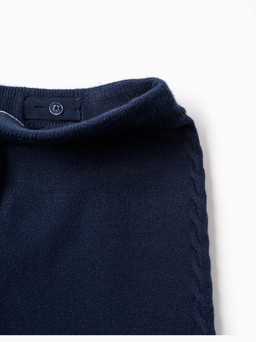 Pantaloni a gamba larga in maglia con dettagli a treccia - Kiabi Pantaloni a gamba larga in maglia con dettagli a treccia - Kiabi
