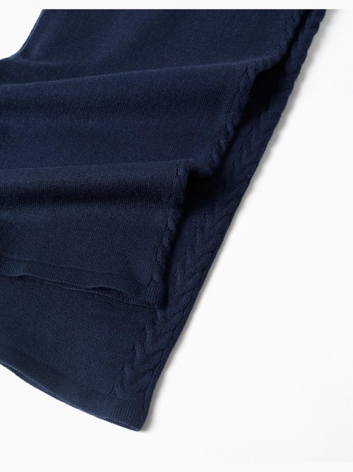 Pantaloni a gamba larga in maglia con dettagli a treccia - Kiabi Pantaloni a gamba larga in maglia con dettagli a treccia - Kiabi