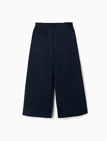 Pantaloni a gamba larga in maglia interlock