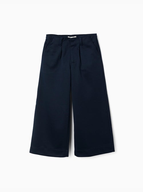 Pantaloni a gamba larga in maglia interlock - Kiabi Pantaloni a gamba larga in maglia interlock - Kiabi