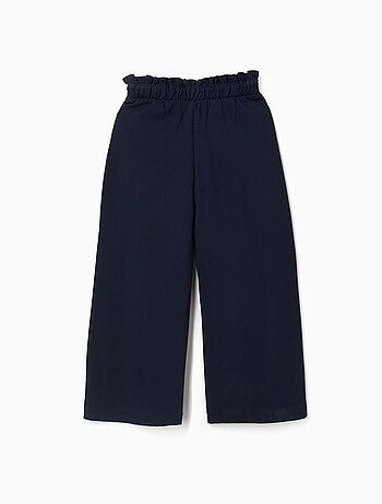 Pantaloni a gamba larga in maglia roma