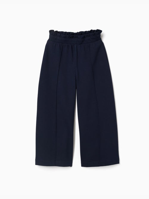 Pantaloni a gamba larga in maglia roma - Kiabi