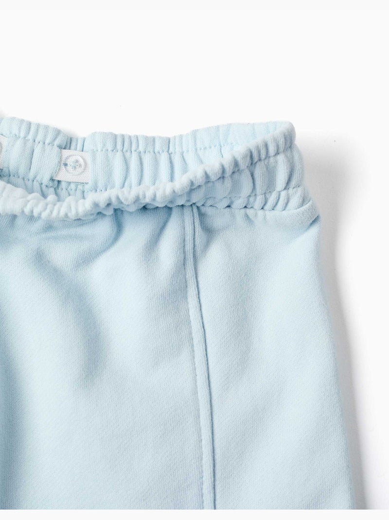 Pantaloni a gamba larga in pile con tasche cargo Blu chiaro - Kiabi