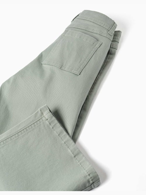 Pantaloni a gamba larga in twill con quattro tasche - Kiabi Pantaloni a gamba larga in twill con quattro tasche - Kiabi