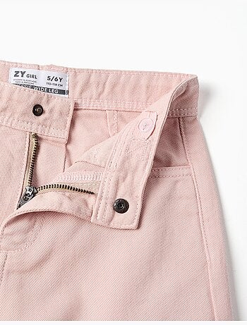 Pantaloni a gamba larga in twill con tasche cargo