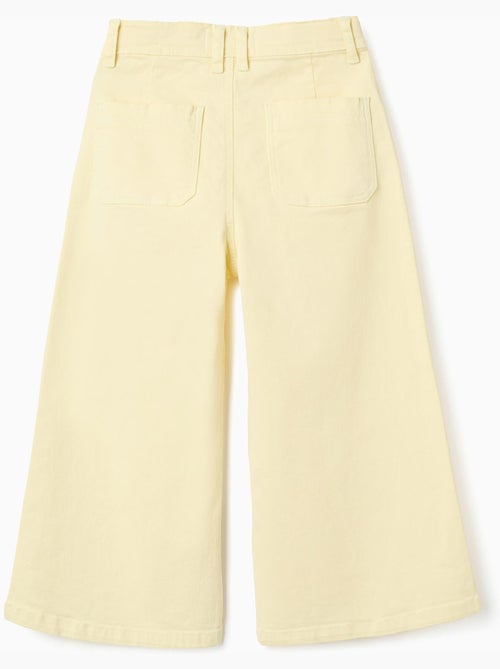 Pantaloni a gamba larga in twill - Kiabi