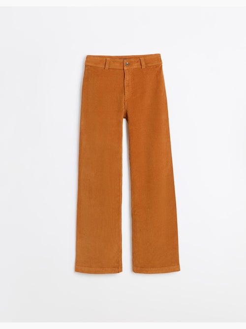 Pantaloni a gamba larga in velluto a coste, mo fashion - Kiabi