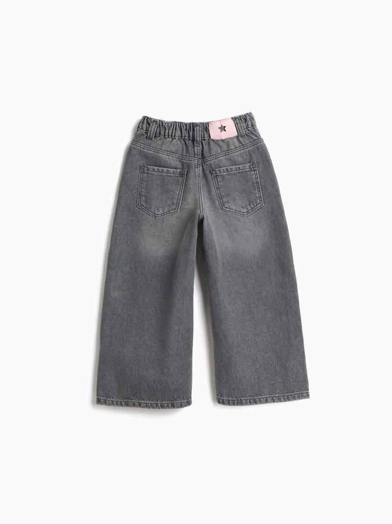 Pantaloni a gamba larga, mo fashion Grigio - Kiabi