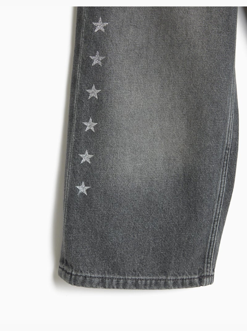Pantaloni a gamba larga, mo fashion Grigio - Kiabi
