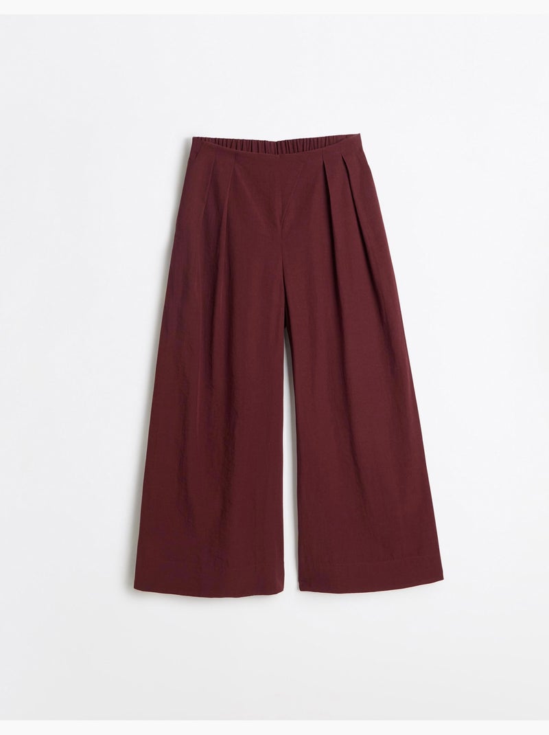 Pantaloni a gamba larga, mo fashion Rosso - Kiabi