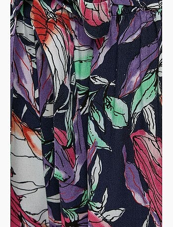 Pantaloni a gamba larga stampati con coulisse hiccup
