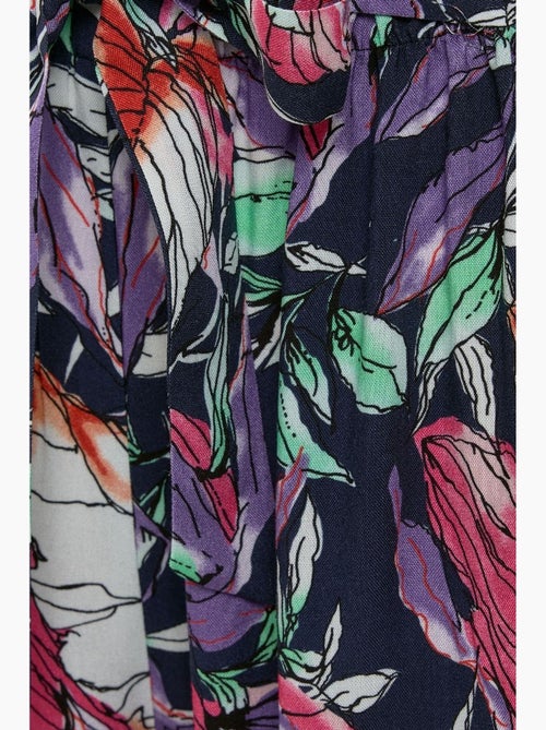 Pantaloni a gamba larga stampati con coulisse hiccup - Kiabi