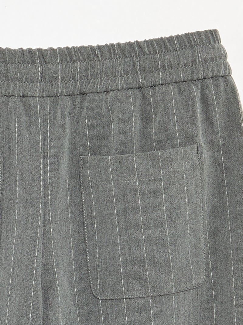 Pantaloni a gamba larga / taglio ampio Grigio - Kiabi