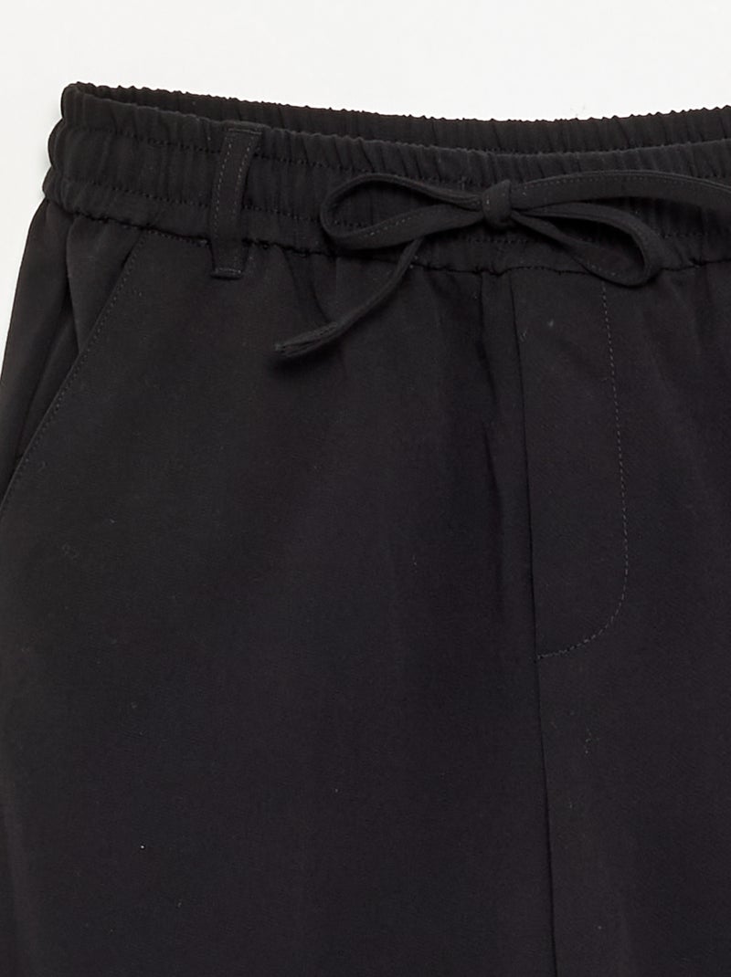 Pantaloni a gamba larga / taglio ampio Nero - Kiabi