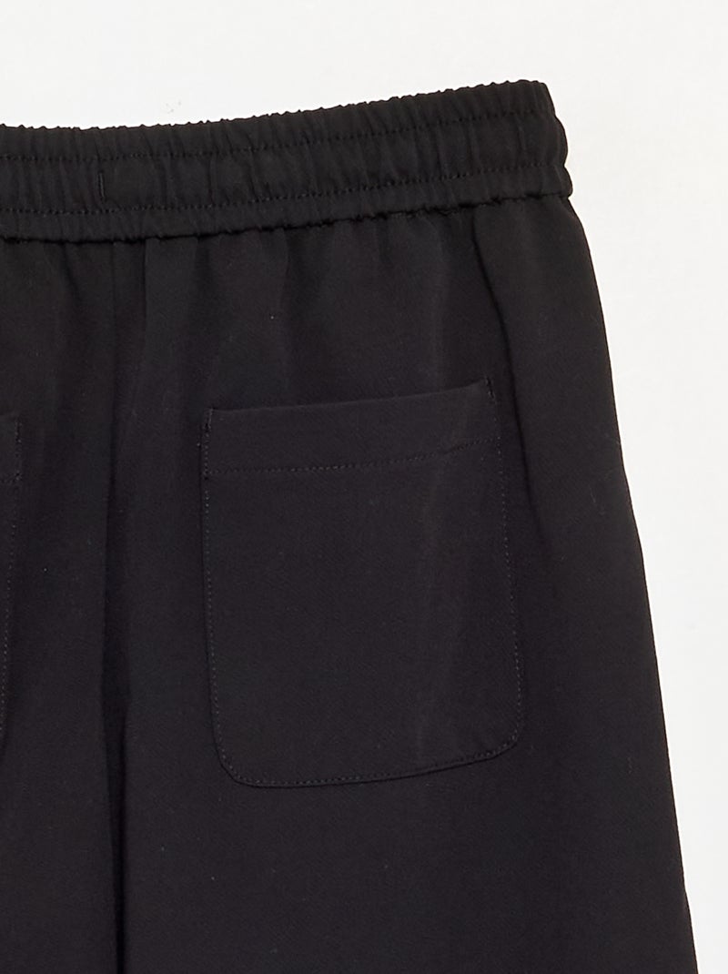 Pantaloni a gamba larga / taglio ampio Nero - Kiabi