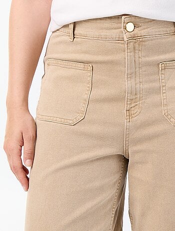 Pantaloni a gamba larga / wide leg a vita standard