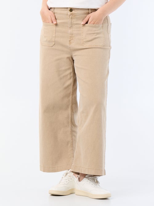 Pantaloni a gamba larga / wide leg a vita standard - Kiabi