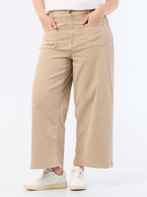 Pantaloni a gamba larga / wide leg a vita standard - Kiabi
