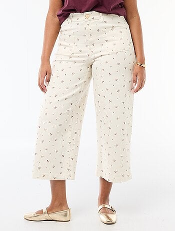 Pantaloni a gamba larga / wide leg a vita standard