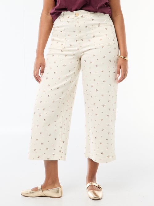 Pantaloni a gamba larga / wide leg a vita standard - Kiabi