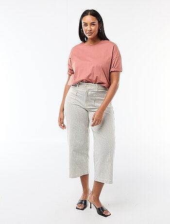 Pantaloni a gamba larga / wide leg a vita standard