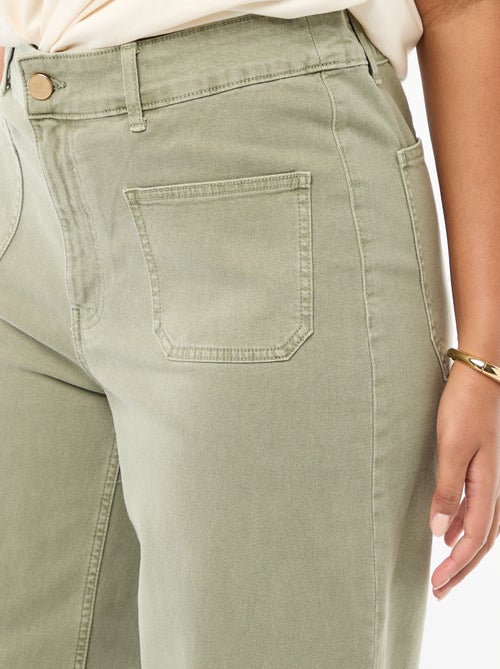 Pantaloni a gamba larga / wide leg a vita standard - Kiabi