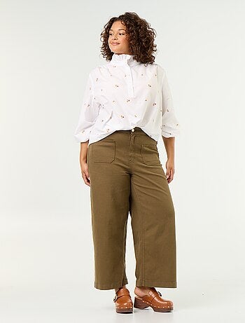 Pantalone a gamba larga / wide leg vita standard
