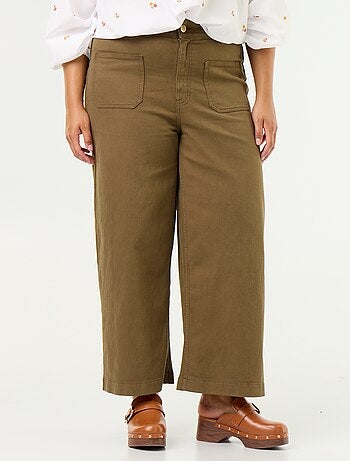 Pantalone a gamba larga / wide leg vita standard