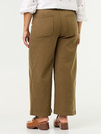 Pantalone a gamba larga / wide leg vita standard