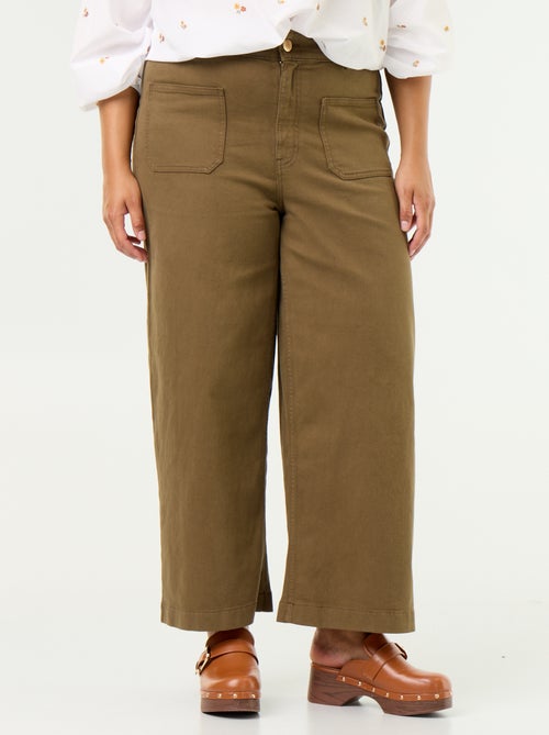 Pantaloni a gamba larga / wide leg a vita standard - Kiabi Pantaloni a gamba larga / wide leg a vita standard - Kiabi