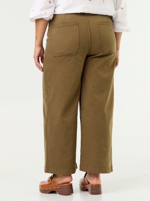 Pantaloni a gamba larga / wide leg a vita standard - Kiabi Pantaloni a gamba larga / wide leg a vita standard - Kiabi