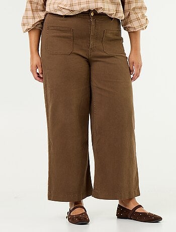 Pantalone a gamba larga / wide leg vita standard
