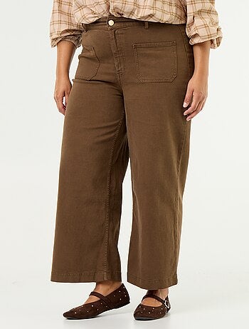 Pantalone a gamba larga / wide leg vita standard