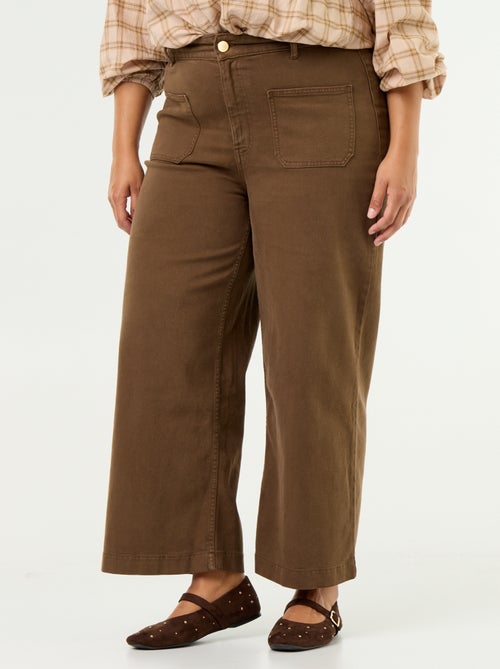 Pantaloni a gamba larga / wide leg a vita standard - Kiabi Pantaloni a gamba larga / wide leg a vita standard - Kiabi