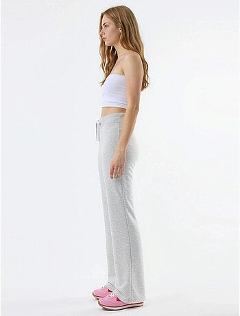 Pantaloni a gamba svasata con vita elastica busem