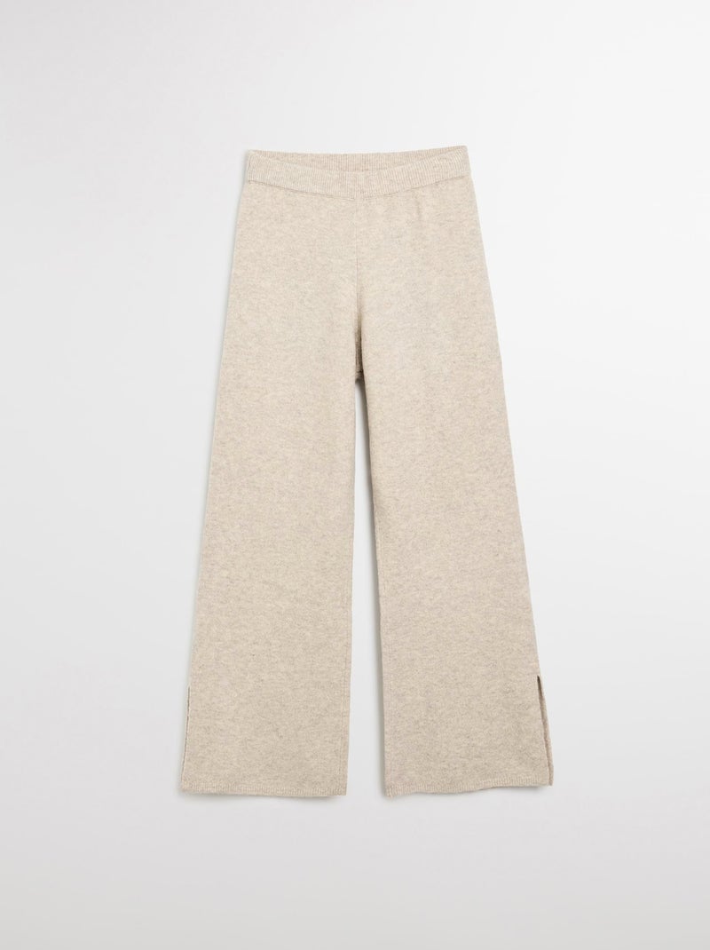 Pantaloni a maglia con lana, MO Fashion Beige - Kiabi