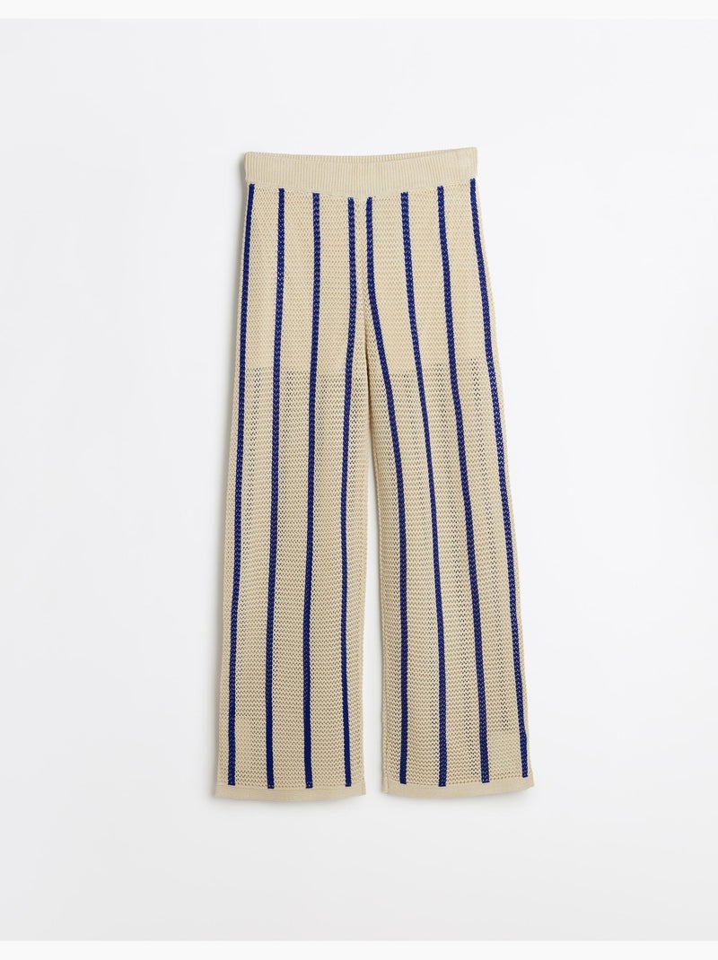 Pantaloni a maglia lavorati a maglia, MO Fashion Blu - Kiabi