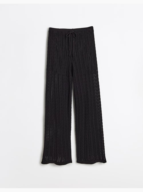 Pantaloni a maglia lavorati a maglia, MO Fashion - Kiabi Pantaloni a maglia lavorati a maglia, MO Fashion - Kiabi
