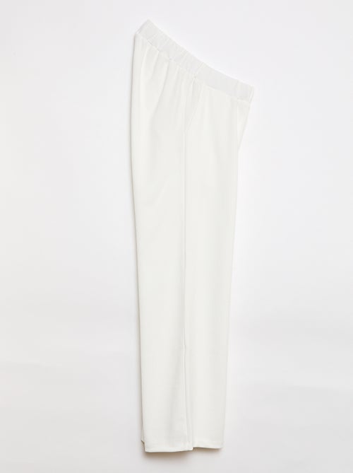 Pantaloni a palazzo da donna a vita alta tinta unita - Kiabi Pantaloni a palazzo da donna a vita alta tinta unita - Kiabi