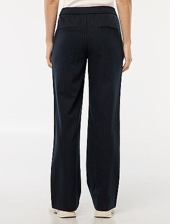 Pantaloni a pinces con bande laterali