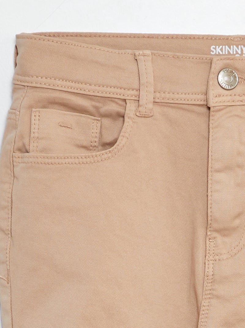 Pantaloni a pinocchietto skinny BEIGE - Kiabi