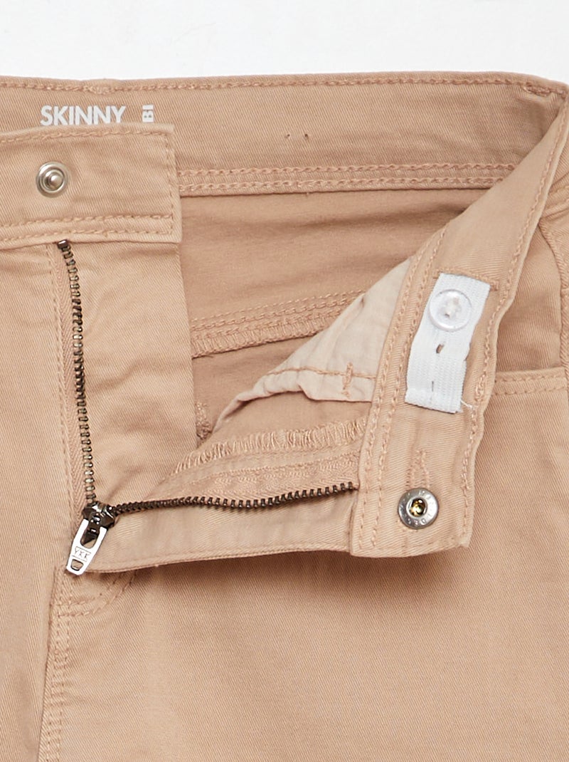 Pantaloni a pinocchietto skinny BEIGE - Kiabi