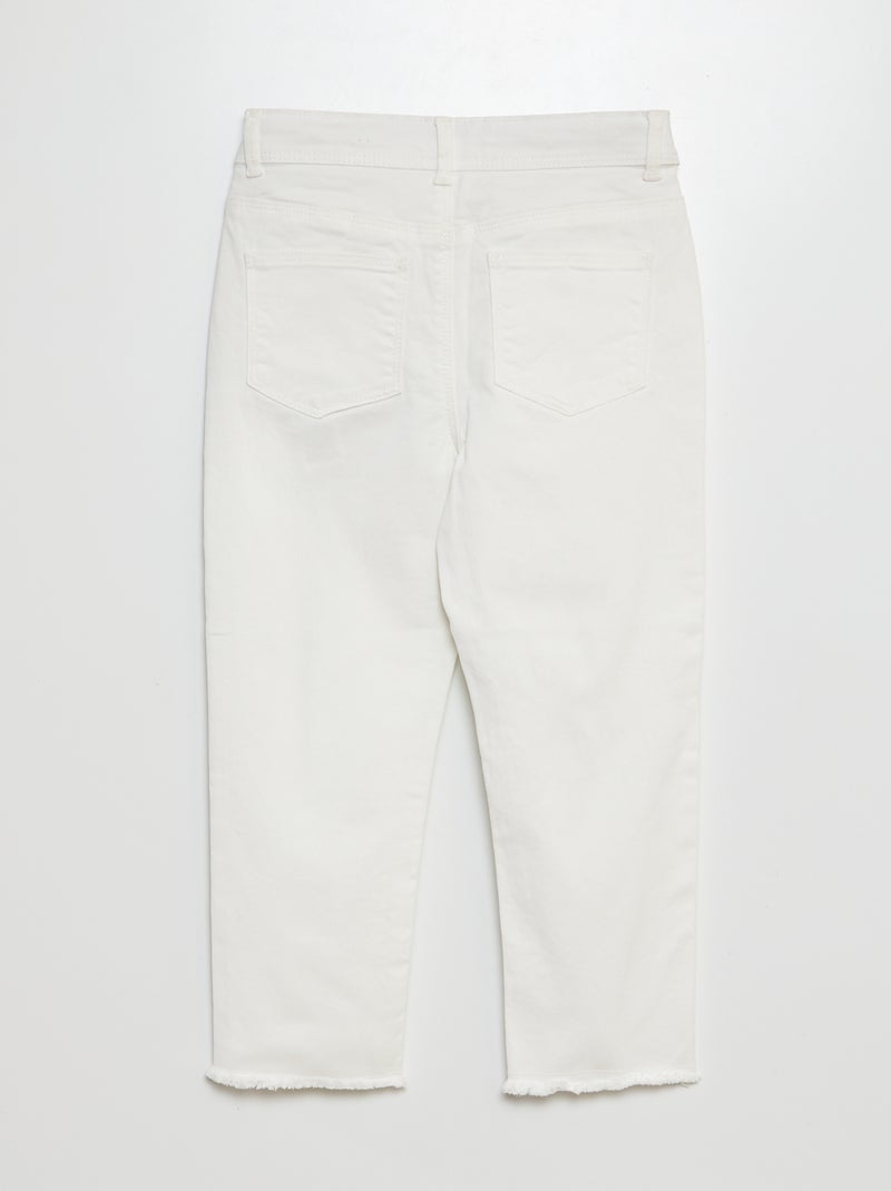 Pantaloni a pinocchietto skinny BIANCO - Kiabi
